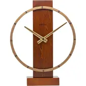 Nextime Tafelklok Carl Table 34x27cm Hout Bruin