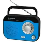 Sunstech RPS560, draagbaar, analoog, AM/FM, 0,8 W, 1-weg, 7,5 cm