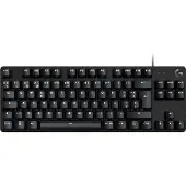 Logitech G G413 TKL SE, Kabel, USB, Mechanische schakelaar, QWERTY-indeling, LED-verlichting, Zwart