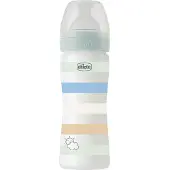 Chicco zuigfles Siliconen Well Being 250ml groen