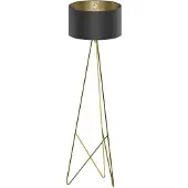 Eglo design Camporale - Vloerlamp - 1 Lichts - Messing - Zwart, Goud