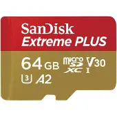 SanDisk micro SD-geheugenkaart Extreme Plus microSDXC 64 GB