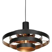 Steinhauer Zwarte Hanglamp Halo Cirque 4217ZW – Uniek Lichtspel met Elegante Metalen Ringen