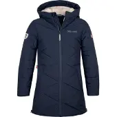 TROLLKIDS Girls Bergen Coat mantel voor kinderen, donkerblauw, maat 140