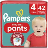 Pampers Baby Dry Luierbroekjes Maat 4 (9-15 Kg) 42 Stuks