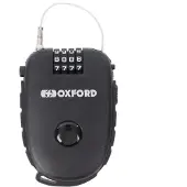 Oxford Retra 120cm Combinatieslot met intrekbare kabel Maat
