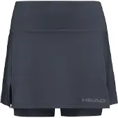 Head Tennisrok Girls Club Basic Anthracite-Maat 140