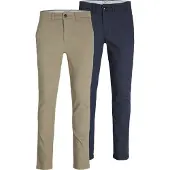 Jack & Jones Chino 'Macro Dave' beige / navy