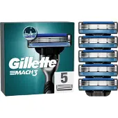 Gillette Mach3 Navulmesjes (verpakking van 5 stuks)