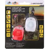 Dunlop Fietslampenset LED, 2st.