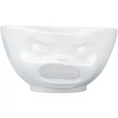 Tassen serie wit porseleinen kom met blaffend gezichtje 1000 ML - Bowl barfing