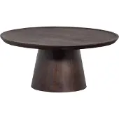 Vtwonen Coffee A Gogo Salontafel - Mangohout - Walnoot - 40x90x90