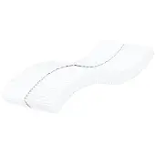 vidaXL Schuimmatras hardheid H2 H3 90x220 cm wit