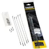Sapim Cx-ray Inox J-bend Spaken 4 Eenheden
