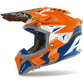 Airoh Aviator 3 Spin Oranje Fluo Mat Offroad Helm Maat S