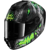 Shark Spartan RS Shaytan Zwart Groen Integraalhelm Maat M