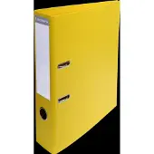 Exacompta Classeur à levier 32x29cm PVC Dos 70mm Jaune
