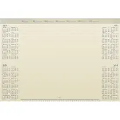 Brepols Bureauonderlegger 2027, 2028, 2029, 2030 1 Jaar per pagina Duits, Engels, Frans, Nederlands 5 (B) x 59 (D) x 41,2 (H) cm Crème 50 Vellen