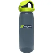 Nalgene - OTF - drinkfles - waterfles - lekvrij - bidon - 650ml - BPA free - SUSTAIN - Charcoal /Lime Cap