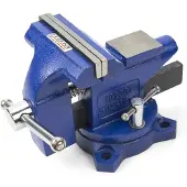 HBM 115 mm. Bankschroef Met Pijpklem
