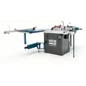 HBM paneelzaag, cirkelzaagtafel met roltafel deluxe 3000 Watt 400 Volt