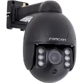 Foscam SD4 Beveiligingscamera Buiten – 4MP PTZ IP Camera – 4x Optische Zoom – Dual-band WiFi – 2-weg Audio – Nachtzicht 50m – Persoonsdetectie – IP66 – Alexa Google Assistant – Zwart