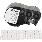 Brady M5-118-499 nylonweefsel labels zwart op wit | 25,4 mm x 9,53 mm (origineel)