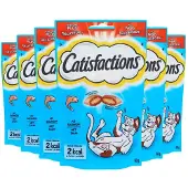 Catisfactions Snacks - Kattensnoepjes - Zalm - 6 x 60g