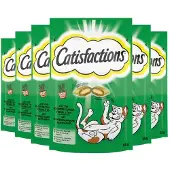 Catisfactions 6x Kattensnack Kattenkruid 60 Gr