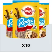Pedigree Hondensnacks - Rodeo Duo's - Rund & Kaas - 10x7 stuks