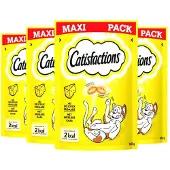 Catisfactions 4x Kattensnoepjes Kaas 180 Gr