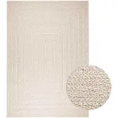 vidaXL Vloerkleed ZIZUR room binnen en buiten 200x290 cm jute look