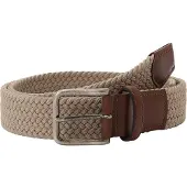 Lloyd Gevlochten riem beige, Effen