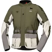 IXS Venture-STX 1.0, waterdicht textieljack ,Olijf/Lichtgrijs/Grijs ,M