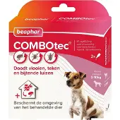 Beaphar Vlooiendruppels COMBOtec Hond 2-10 Kg 2 Stuks