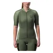 LeBram Glières Women's Jersey met korte mouwen Khaki Green || Maat: M