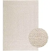vidaXL Vloerkleed ZIZUR room binnen en buiten 120x170 cm jute look