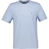 Tommy Hilfiger Shirt 'Flag Embroidery' lichtblauw