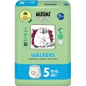 Muumi Eco Luierbroekjes - Maat 5 - 38 Stuks - 10-15 kg - Hypoallergeen - Gevoelige Huid - Parfumvrij