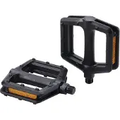 Bbb Cycling TrailRide MTB Pedalen - E-Bike Ready - Mountainbike Pedalen Antislip - Fiets Pedalen Met Reflectoren - Trappers Fiets - Flat Pedals - Zwart - BPD-35