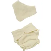 Heless Luier en Slabbetje Ecru 35 - 45 cm