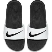 Nike Kawa Slippers Kids Wit Zwart