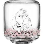 Muurla Moomin waxinelichthouder/vaas 10 cm Together