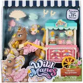 Wild Manes Horse Toys Cheries Tea and Treats Cart Speelset met Cherie Horse Poppenfiguur Inclusief Borstel en Speelaccessoires