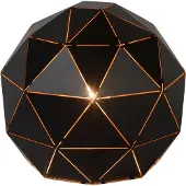 Lucide OTONA - Tafellamp - Ø 25 cm - 1xE27 - Zwart