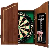 Harrows Pro’s Choice Complete Set – Sisal Dartbord, Kabinet, Darts en Scoreborden - Engelhart