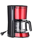 Severin Koffiezetapparaat KA 4817 Metallic Rood, Zwart