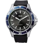 Q&Q Heren QB24J302Y Zwarte Horloge - 48 mm