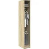 vidaXL - Kledingkast - 30x50x200 - cm - bewerkt - hout - sonoma - eikenkleurig