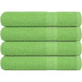 vidaXL Saunahanddoeken FROGN 4 st 80x200 cm 360 g/m² appelgroen
